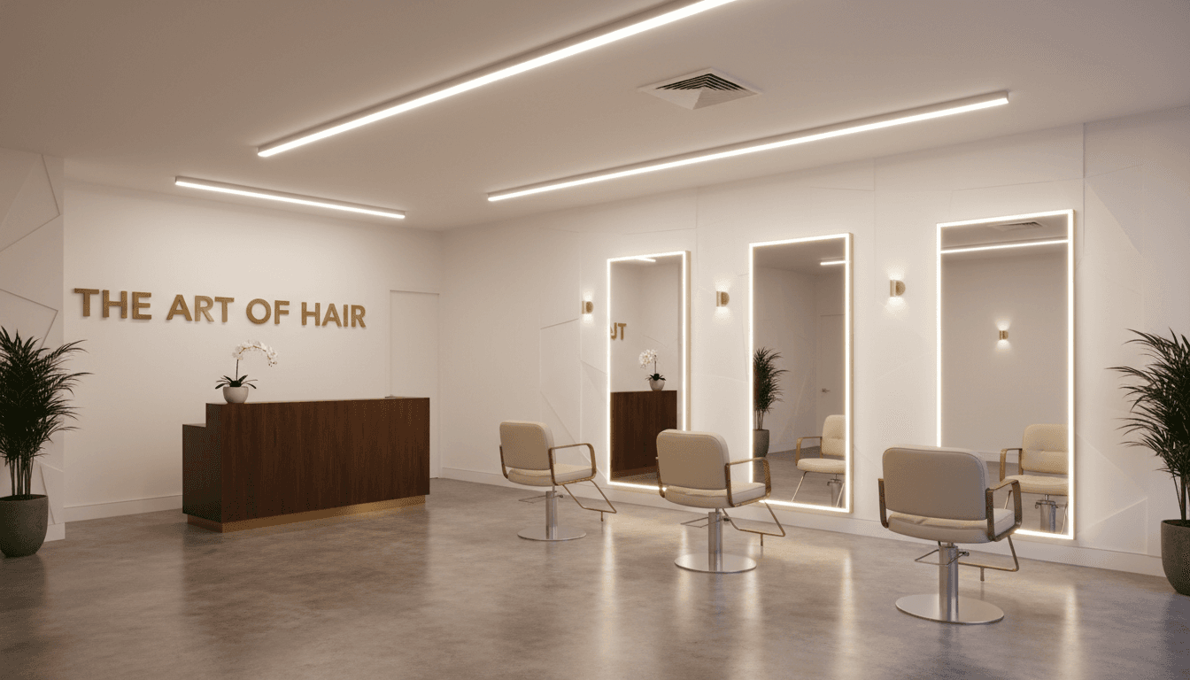 Studio Allure salão de beleza premium em Lisboa com design minimalista e sofisticado